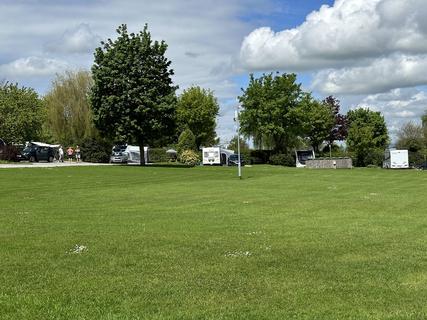 Lots of open green space in each section of the site